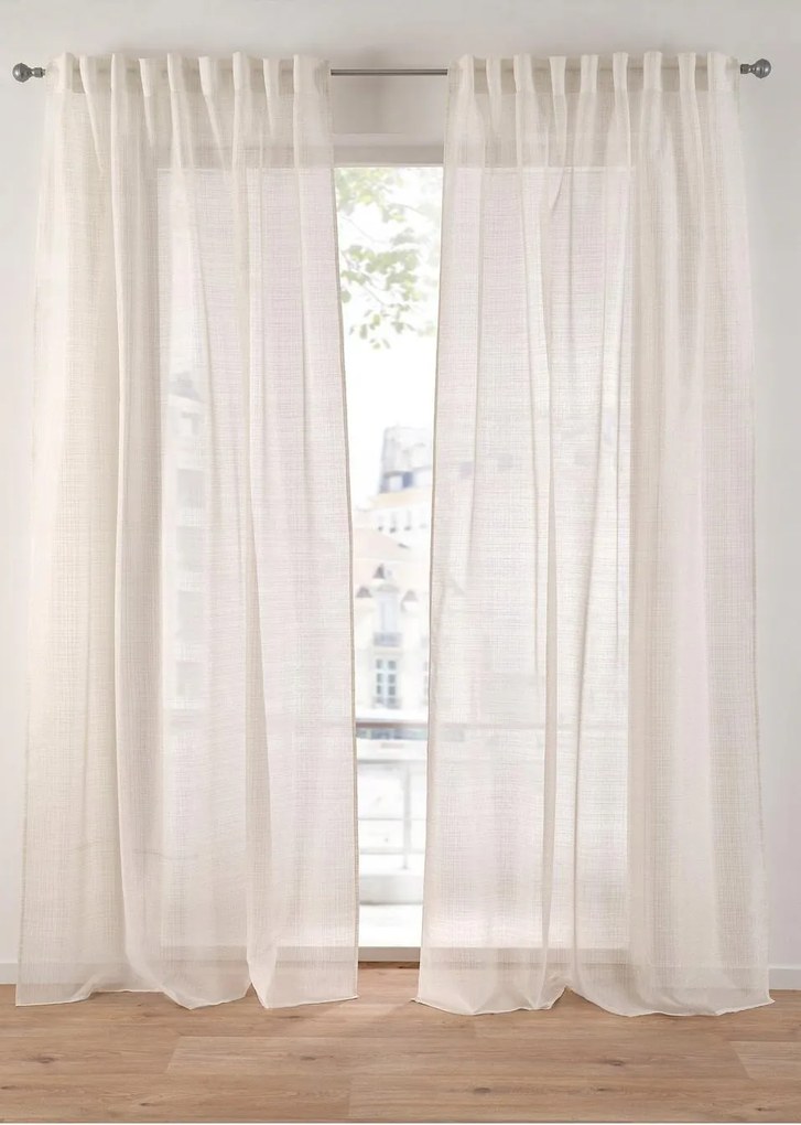 135/145 Fényes Szálas Függöny 1 Db