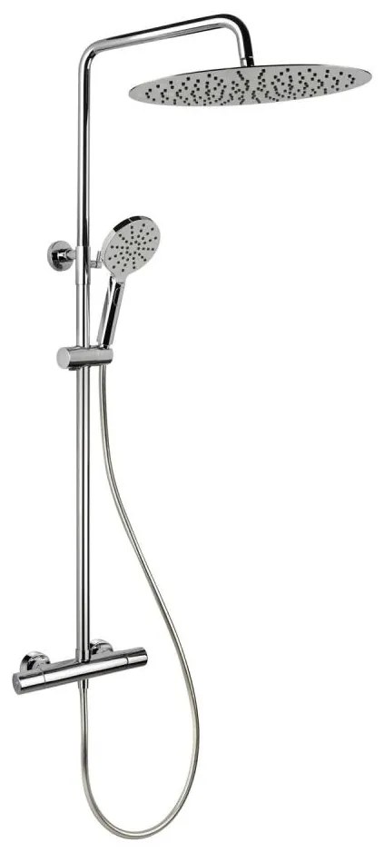 BATH DELUXE 31-120-13-60-00 - Zuhanygarnitúra termosztatikus csappal DRAGOR króm