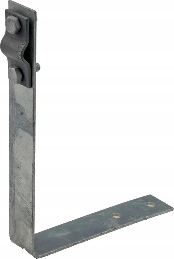 Tetőcserép tartó hosszú bilincs M6 160 x 120 mm Tűzihorganyzott 1 db Pawbol