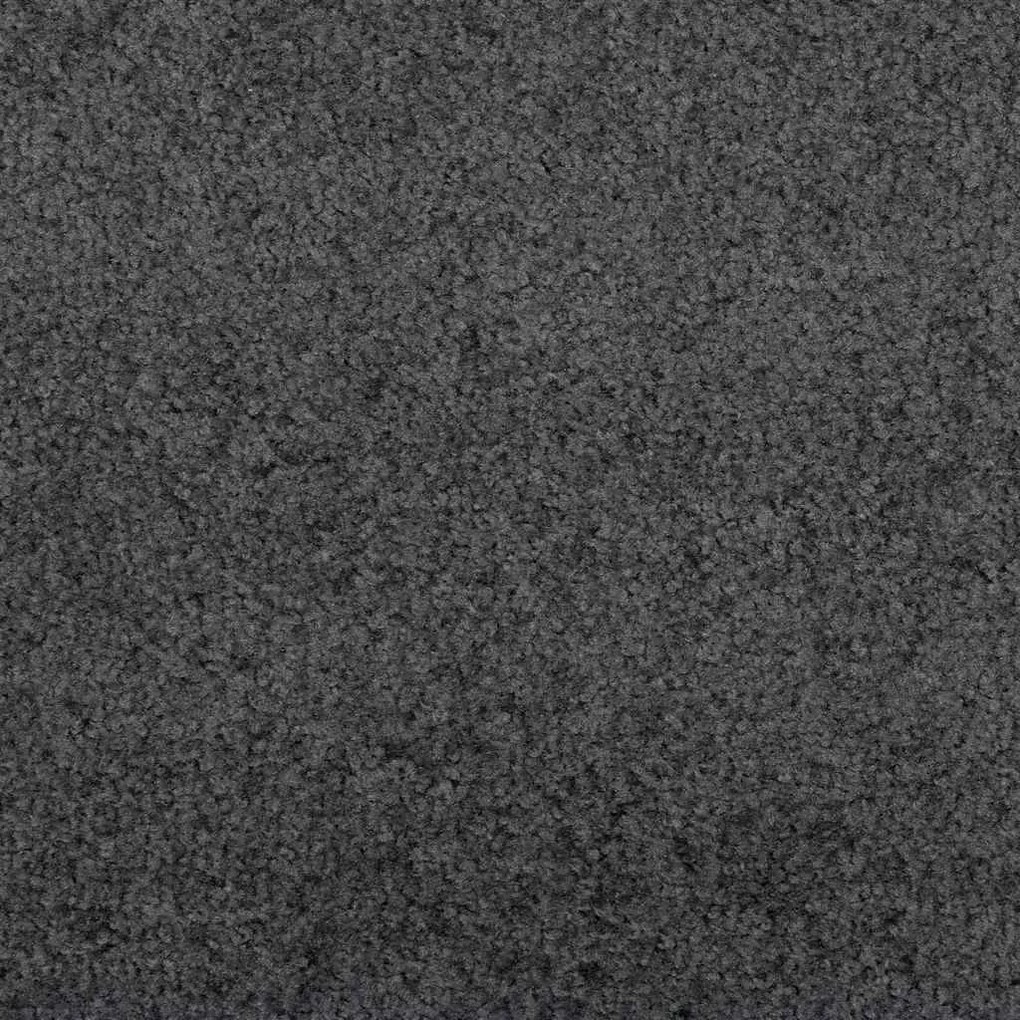 Ajtószőnyeg Antracit és fekete 120 x 350 cm Poliamid és PVC