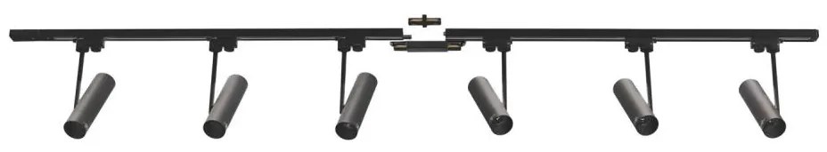 Zuma Line 3026 - Spotlámpa sínrendszerrel LISA 6xGU10/35W/230V fekete