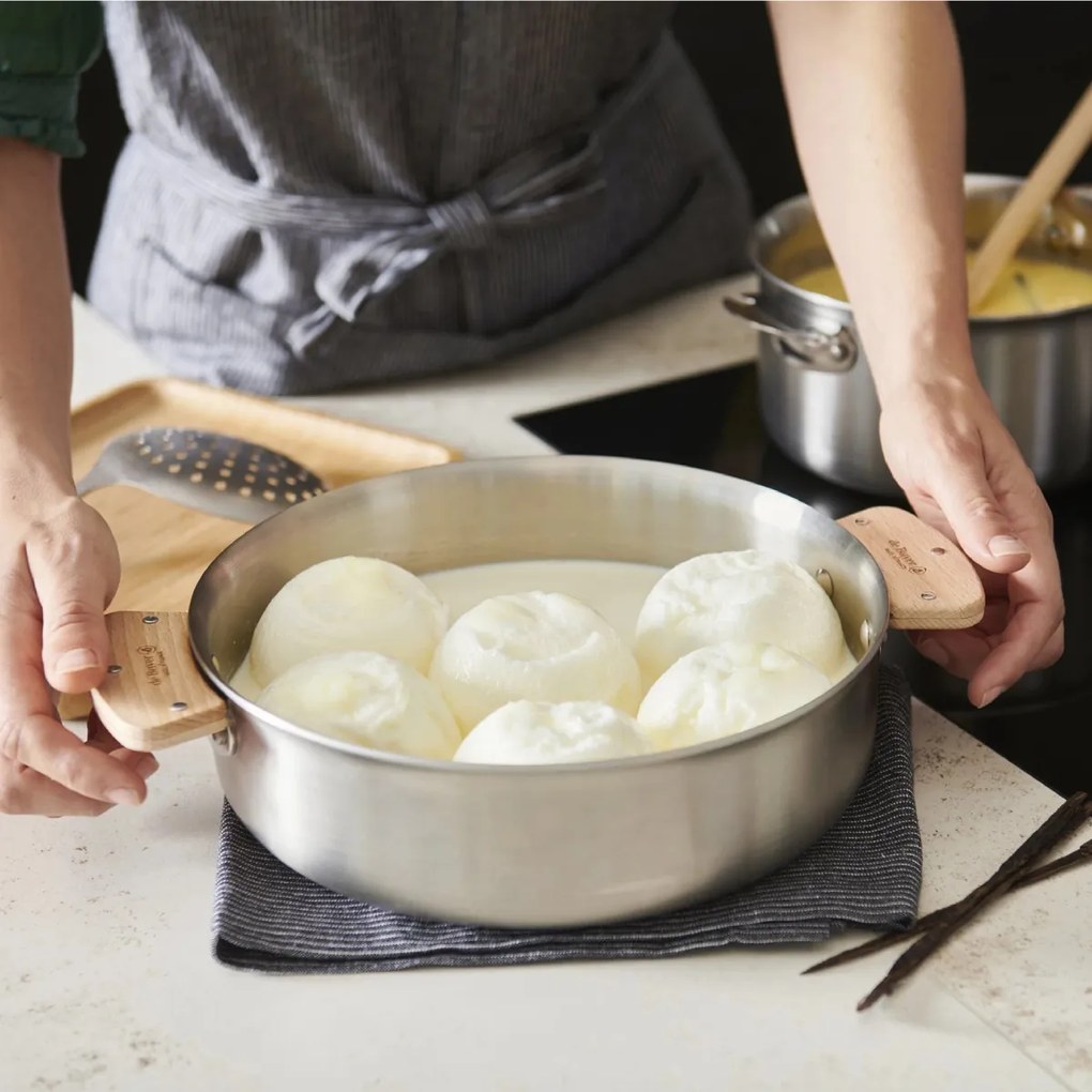 De Buyer 3660.02 LOQY levehető fogantyúpár, fa