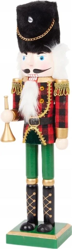 Fa Figura Diótörő Karácsonyi Dekoráció 38CM