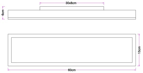 Globo 416080WD - LED Mennyezeti lámpa DORO LED/18W/230V