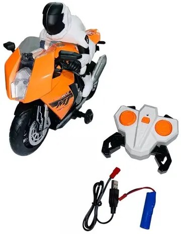 28 Cm RC Távirányítós Motorkerékpár 2,4 GHz-es távirányítóval Moto X Motor