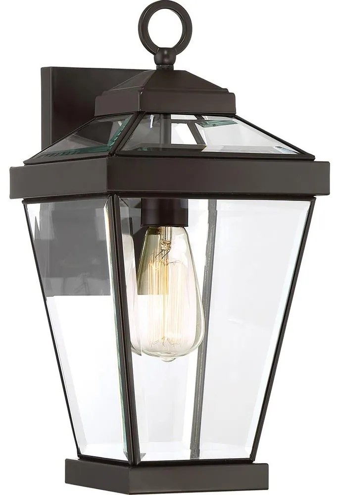 Quoizel QZ-RAVINE2-M-Kültéri fali lámpa RAVINE 1xE27/60W/230V IP44 barna