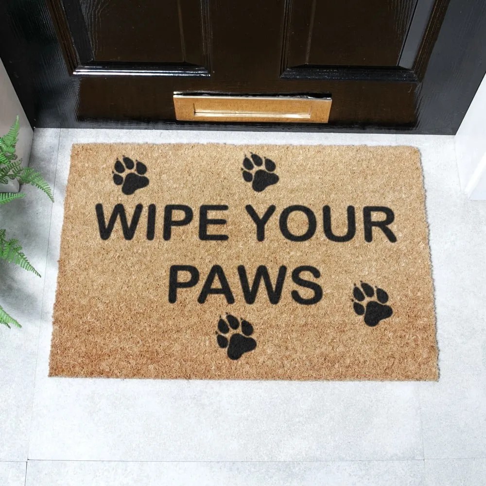 Kókuszrost lábtörlő 40x60 cm Wipe Your Paws – Artsy Doormats