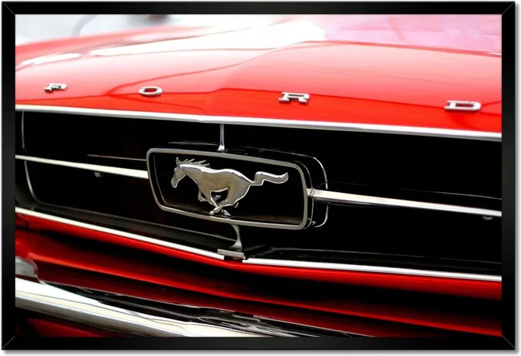 Poszterek keretben 60x40 Grill Ford Mustang