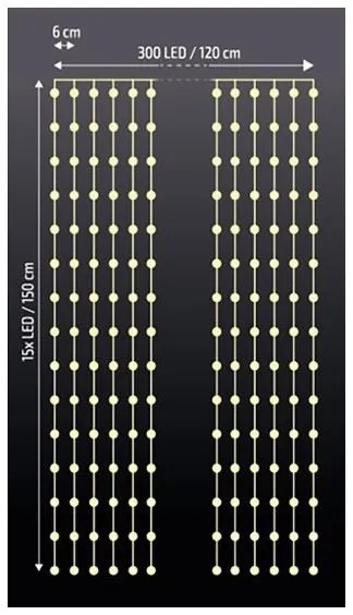 LED Karácsonyi függeszték LED/3xAA