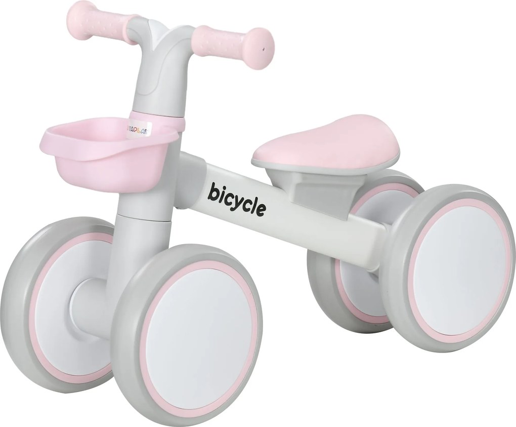 AIYAPLAY Gyerekensúlyozó Kerékpár 1 Éves Kisgyerekeknek, 20 kg-ig, TPU Kerekekkel, Állítható Üléssel, Ülés Párnával, Gyerekkerekpár Ajándék Fiúknak és