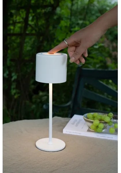 Markslöjd 108658 - LED Dimmelhető újratölthető lámpa FILO LED/2W/5V IP44 30 cm fehér