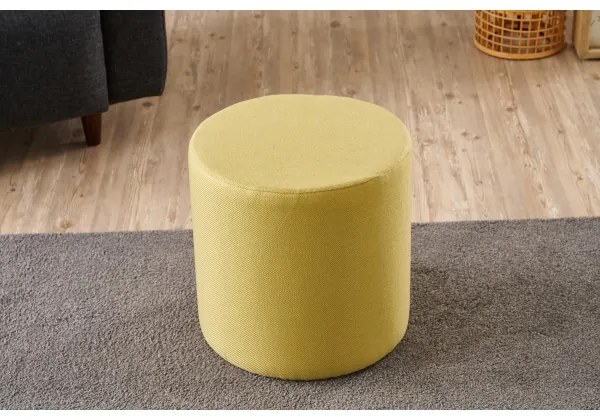 Puff RONDO Ø 40 cm sárga
