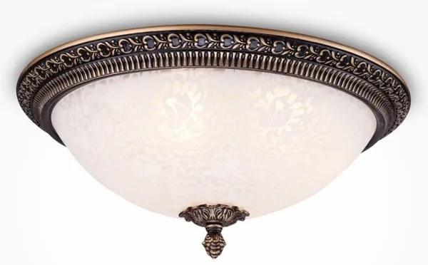 Maytoni C908-CL-03-R - Mennyezeti lámpa PASCAL 3xE27/40W/230V bronz