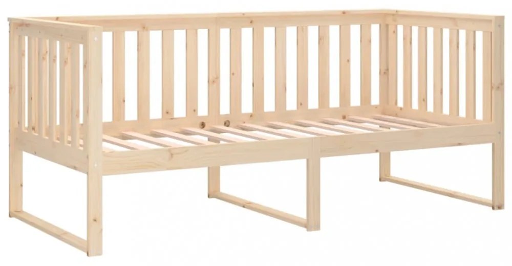 kanapéágy ágy matrac 100x200 cm tömör fa fenyőfa