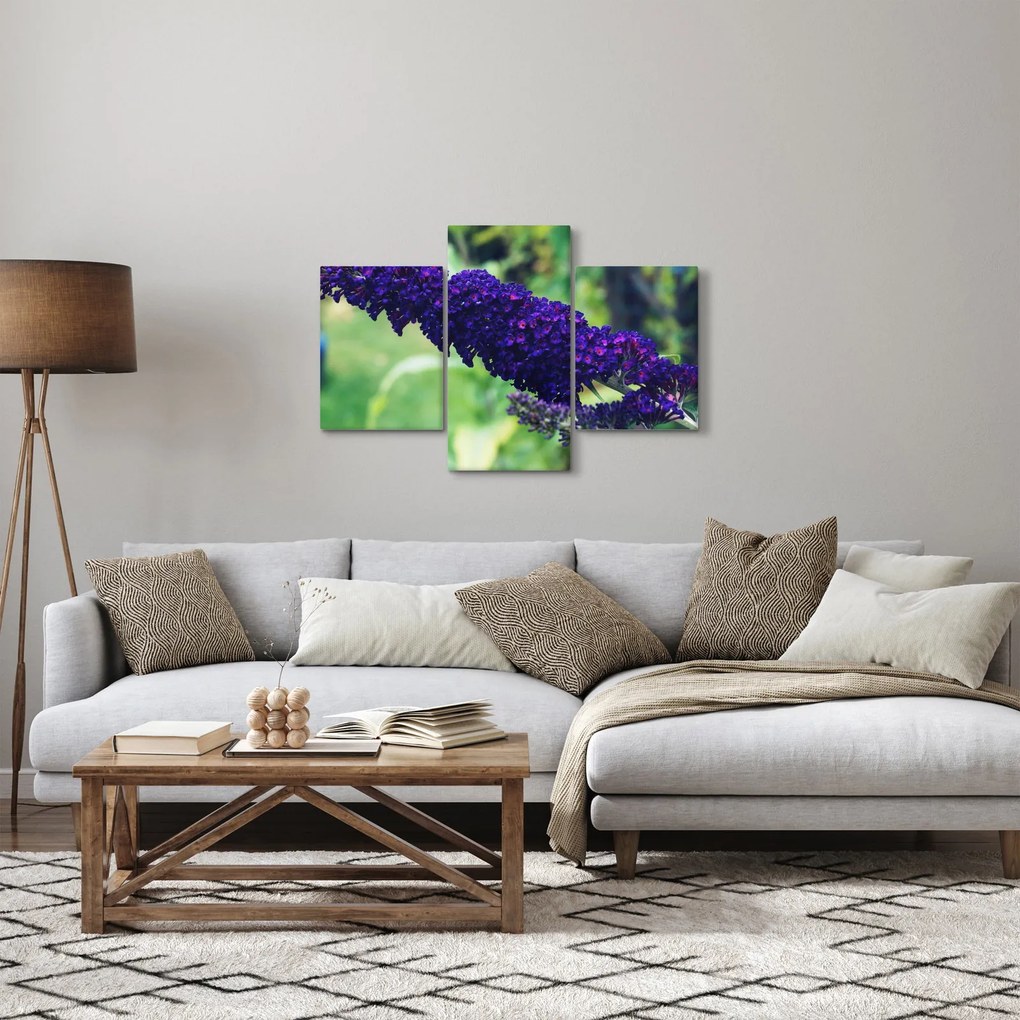 Kék virág képe (90x60 cm)