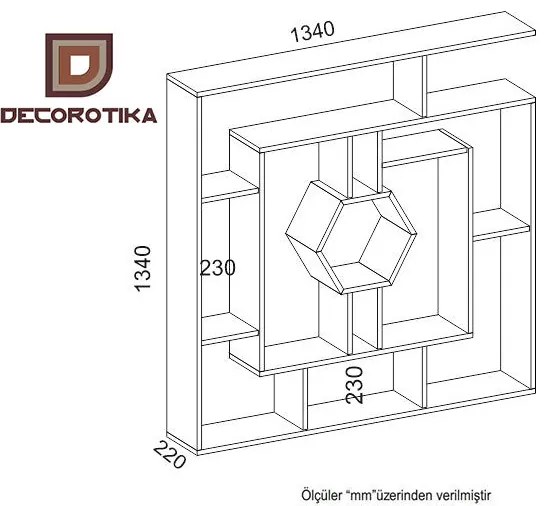 könyvespolc Labrina