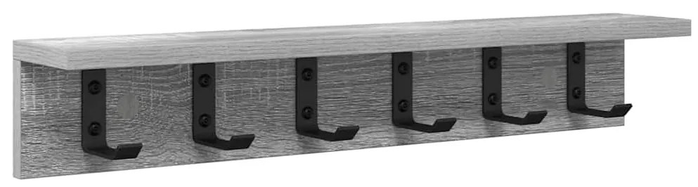 Fali Kabáthorog Szürke sonoma 60 x 10.5 x 10.5 cm Faanyag