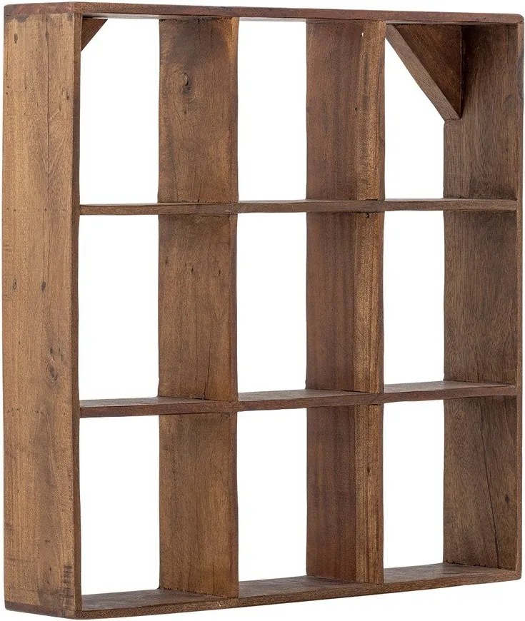 Natúr színű többszintes újrahasznosított fa fali polc 53 cm Tilo – Bloomingville