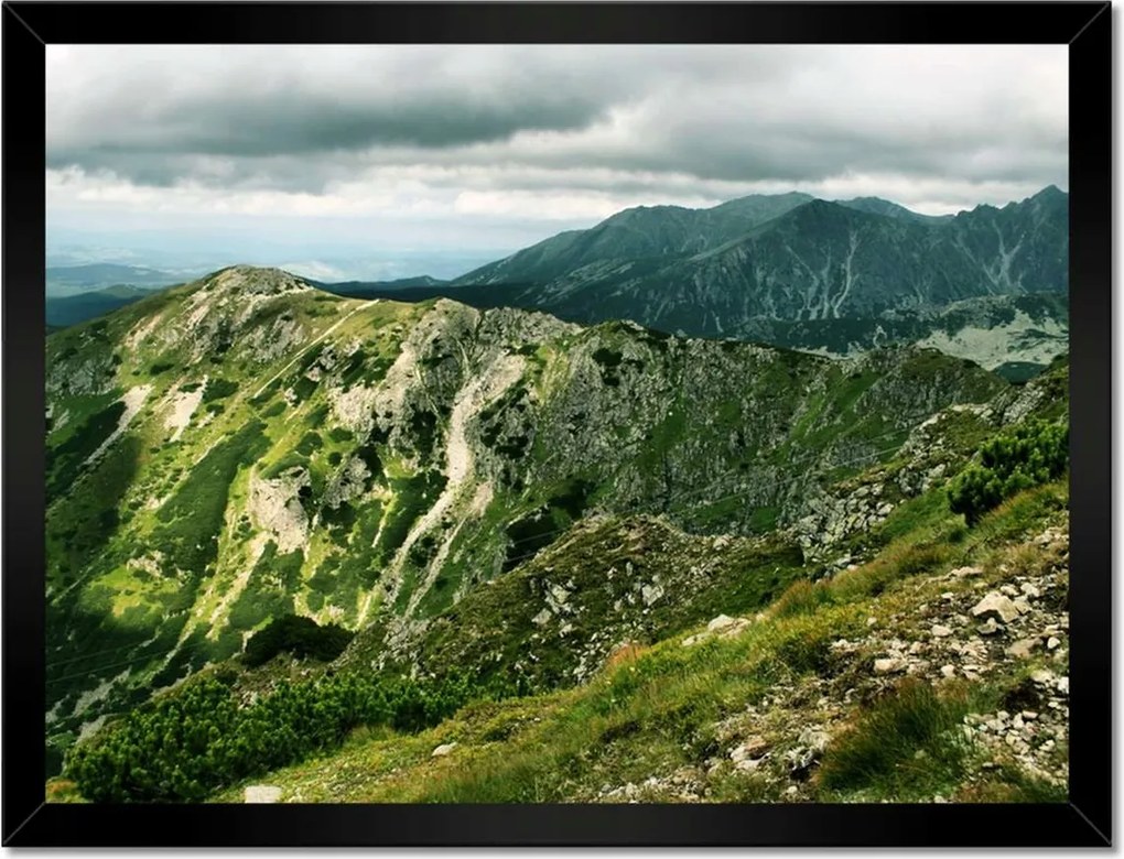 Poszterek keretben 40x30 Tátra Lengyel hegyek Kilátás
