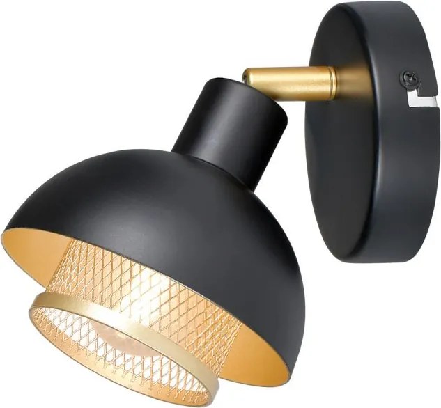 Fali Lámpa Fekete Savio ITALUX-SPL-27357-1-BK-GD