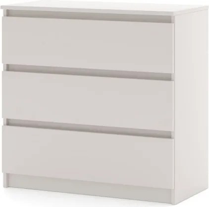 SIMPLE komód 80 cm 3 fiók kasmír