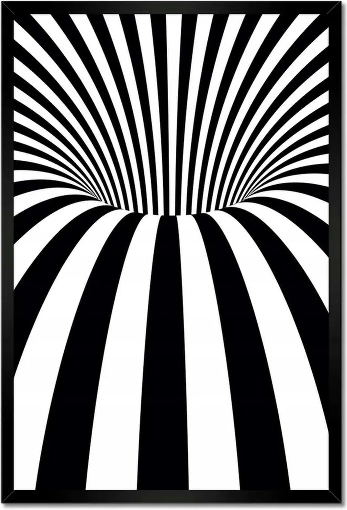 Poszterek keretben 40x60 Absztrakt fekete-fehér