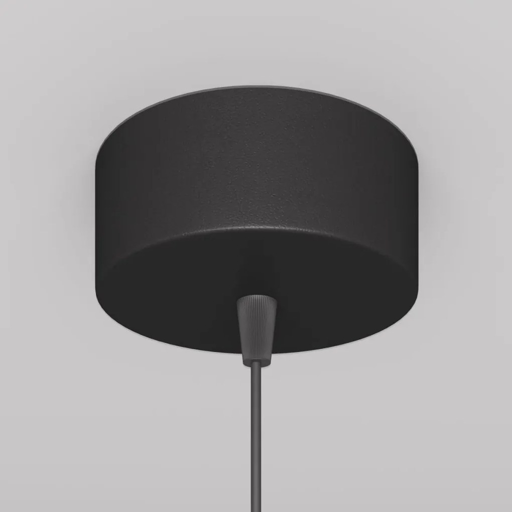 MAYTONI P085PL-12W3K-B ORLO Hengeres Függesztett Lámpa Fekete LED IP20