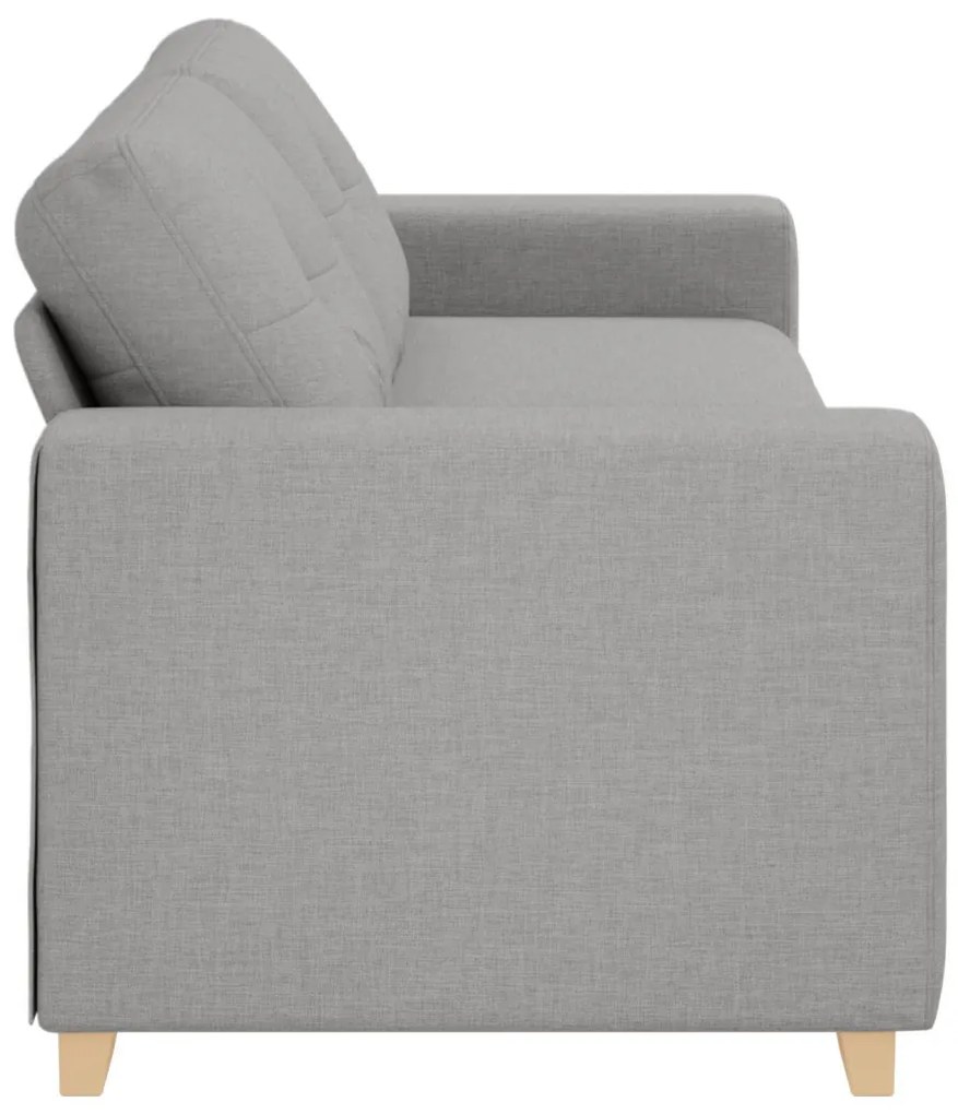 3-Fős Kanapé Felhő Szürke 180 cm Textil