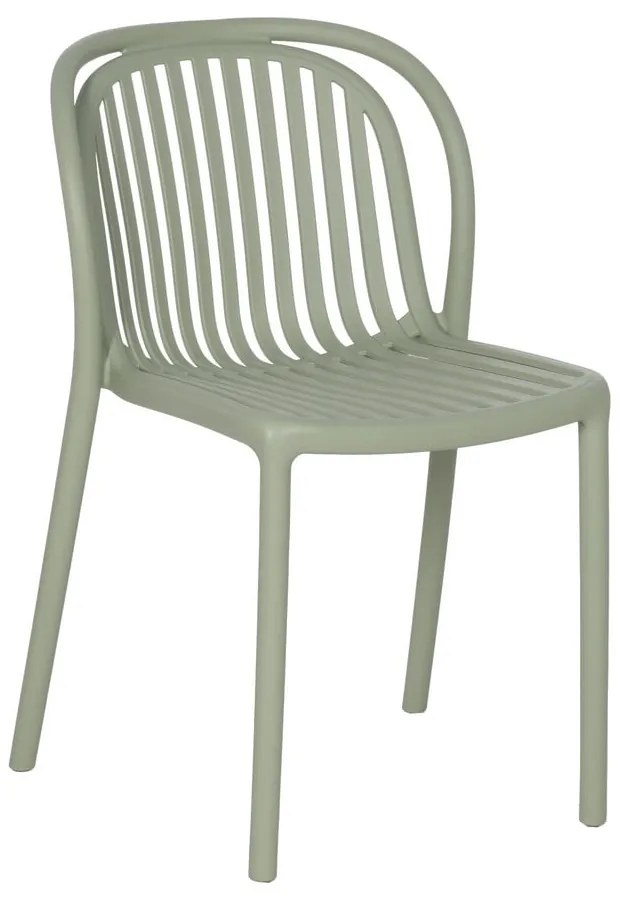 Zöld műanyag étkezőszék Alia – Ixia