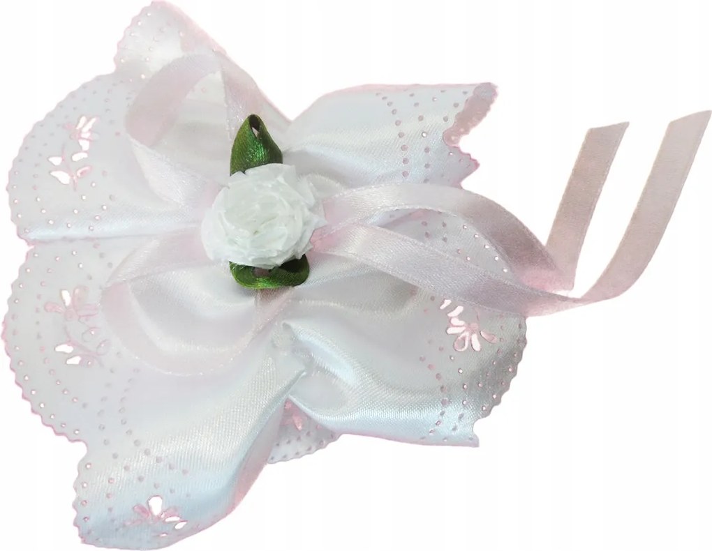 Gyertyadísz Rózsaszín szatén