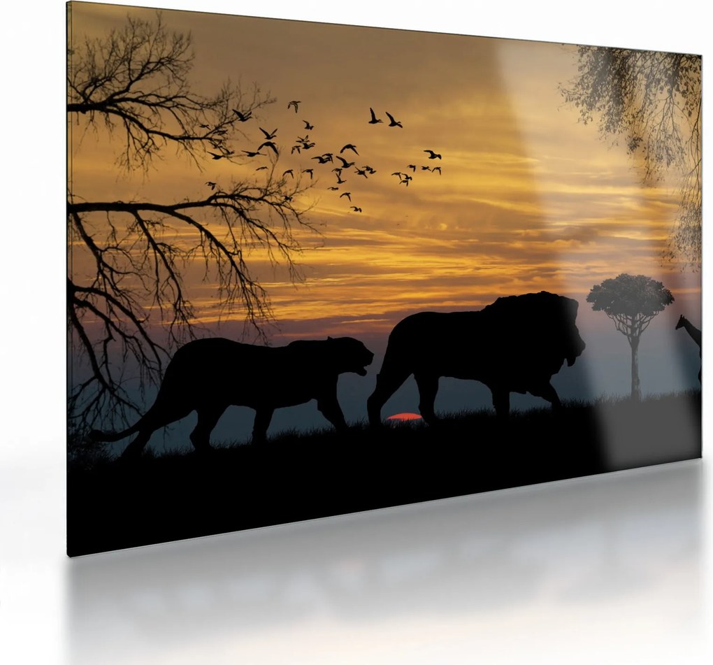 Safari képe (üvegen) (70x50 cm)