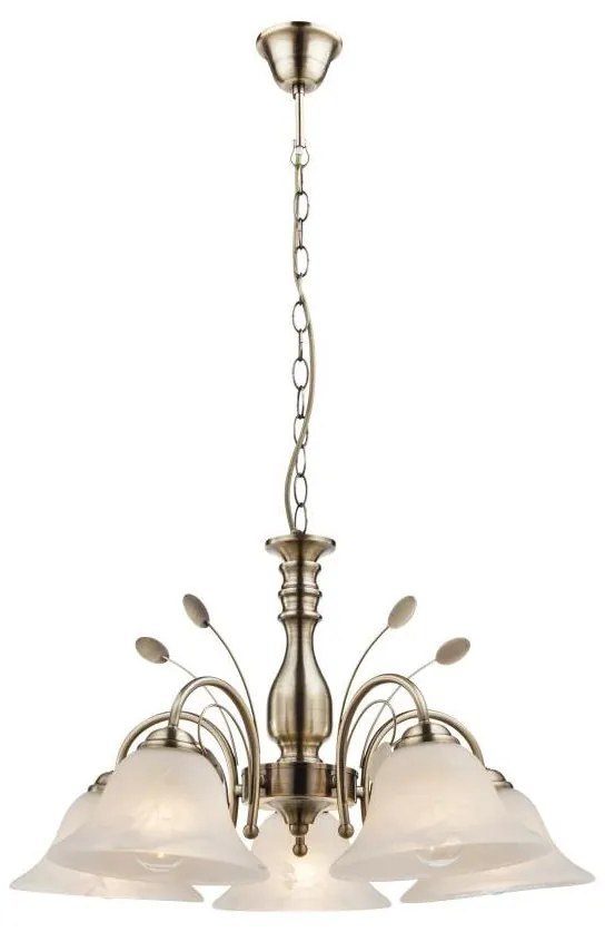 Globo 69007-5H - Csillár láncon POSADAS 5xE27/60W/230V