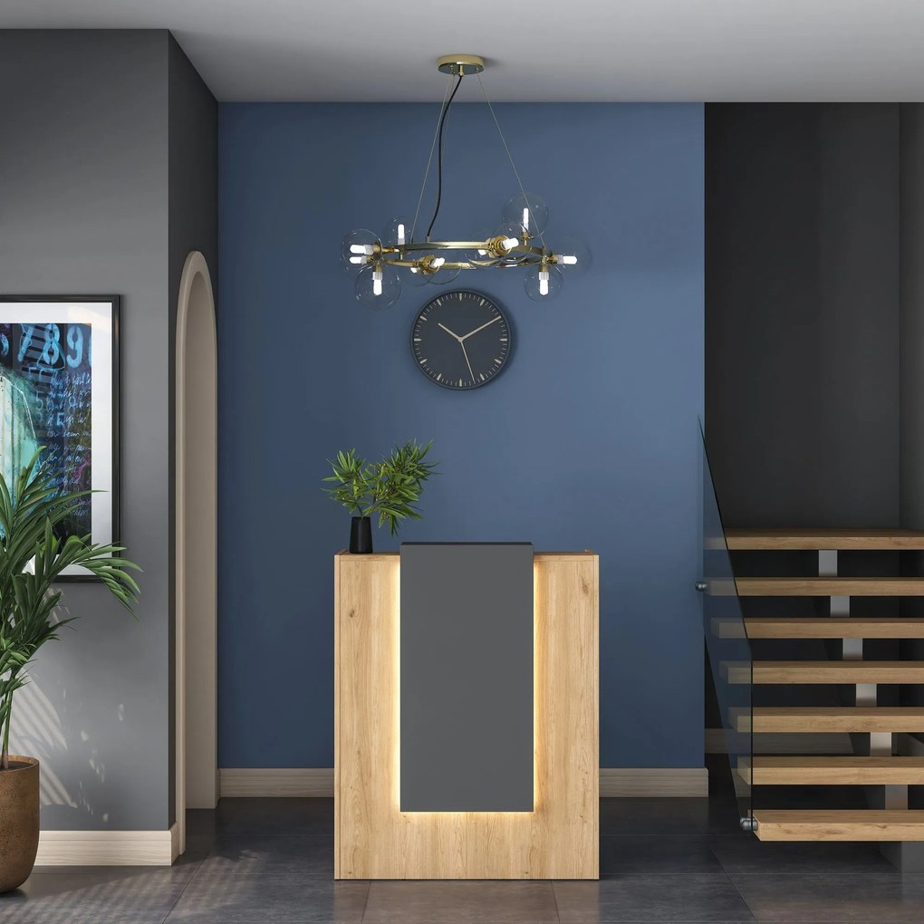 Recepciós pult beépített led hangulatvilágítással ma101 - 3859