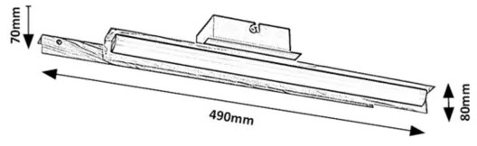 Rabalux 71045 - LED Fali lámpa REMIEL LED/12W/230V 3000K