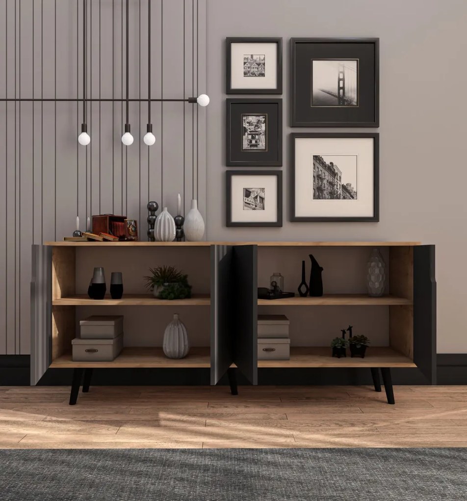 Latina Modern 180 - Sapphire Oak, Anthracite