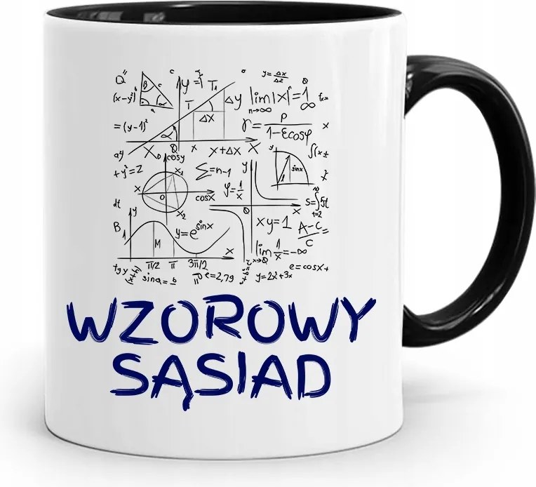 Szomszédnak Fekete Ajándék Bögre fényképes nyomtatással