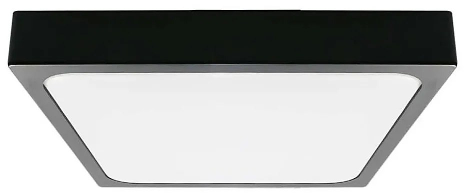 LED Fürdőszobai mennyezeti lámpa LED/30W/230V 4000K IP44 42x42 cm fekete