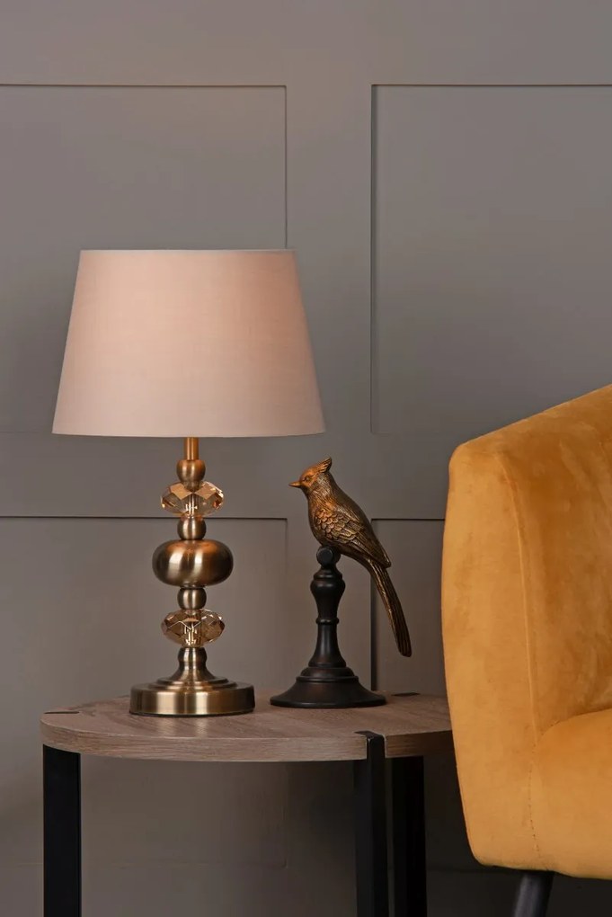 Dar Lighting glamour modern asztali lámpa edith antik sárgaréz daredi4175