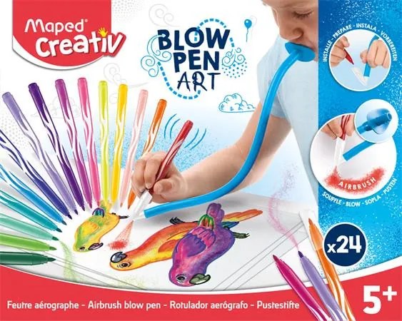 Fújós filctoll készlet, MAPED CREATIV, Blow pen Basic (IMAC846712)