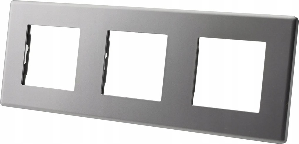 Háromszoros keret, szürke műanyag Luuna modulokhoz és patronokhoz