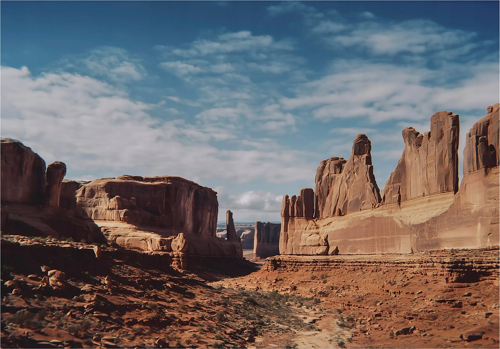 Fotótapéta Kanyon 3D Természet Sziklák Hálószoba Nappali Tapéta Flizelina 350x250