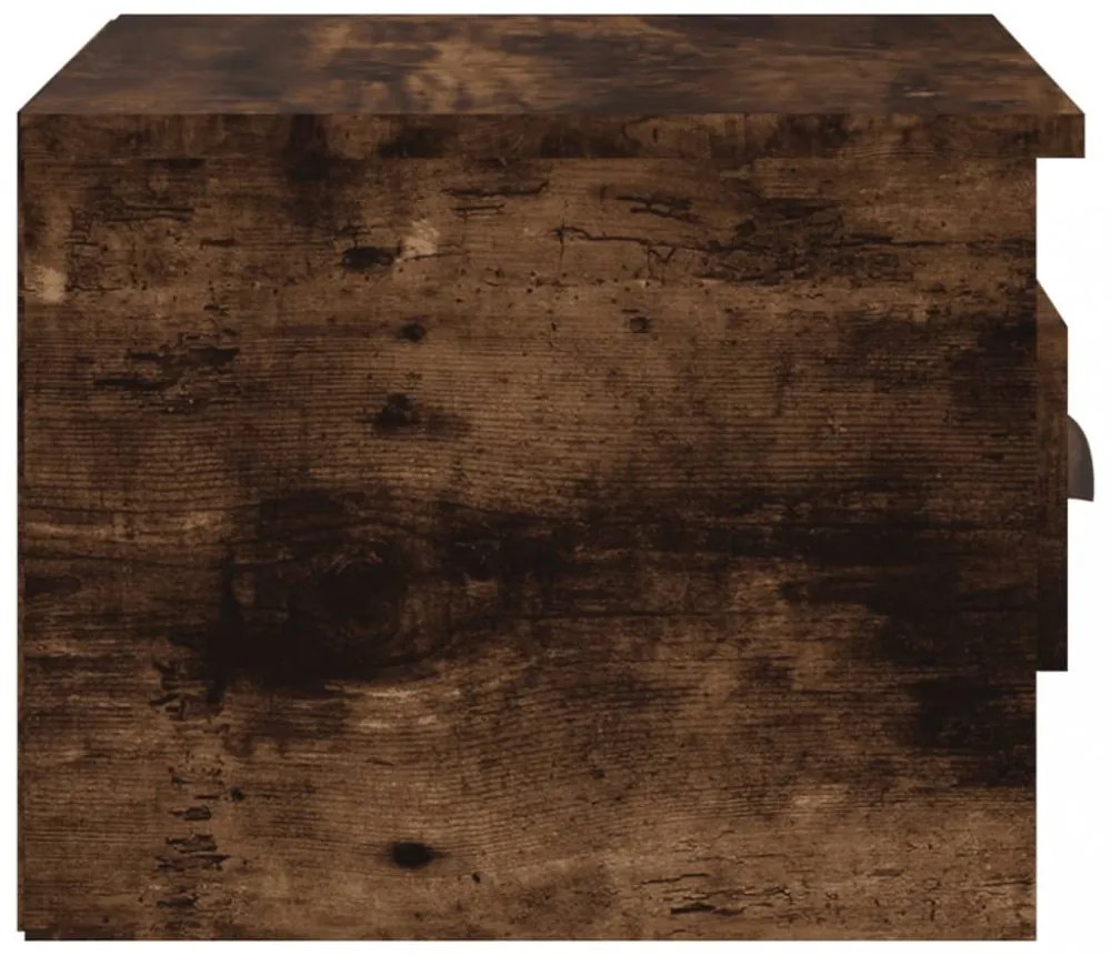 füstös tölgy színű fali éjjeliszekrény 41,5 x 36 x 28 cm