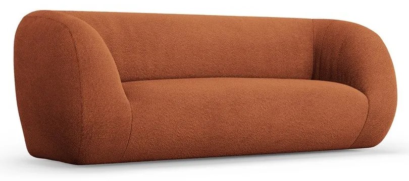 Narancssárga buklé kanapé 210 cm Essen – Cosmopolitan Design