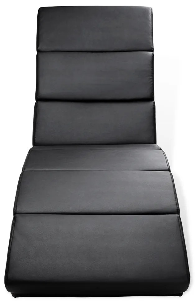 Casaria® London napozóágy - fekete