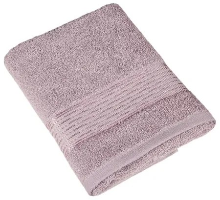 Kamilla csíkos törölköző, burgundy, 70 x 140 cm