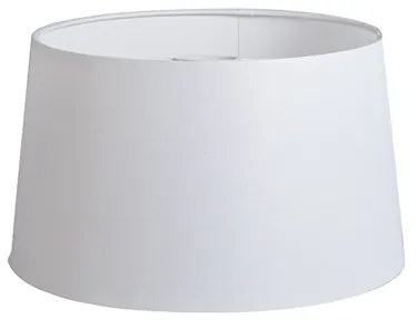 Vászon lámpaernyő fehér kerek lejtős 35/30/20