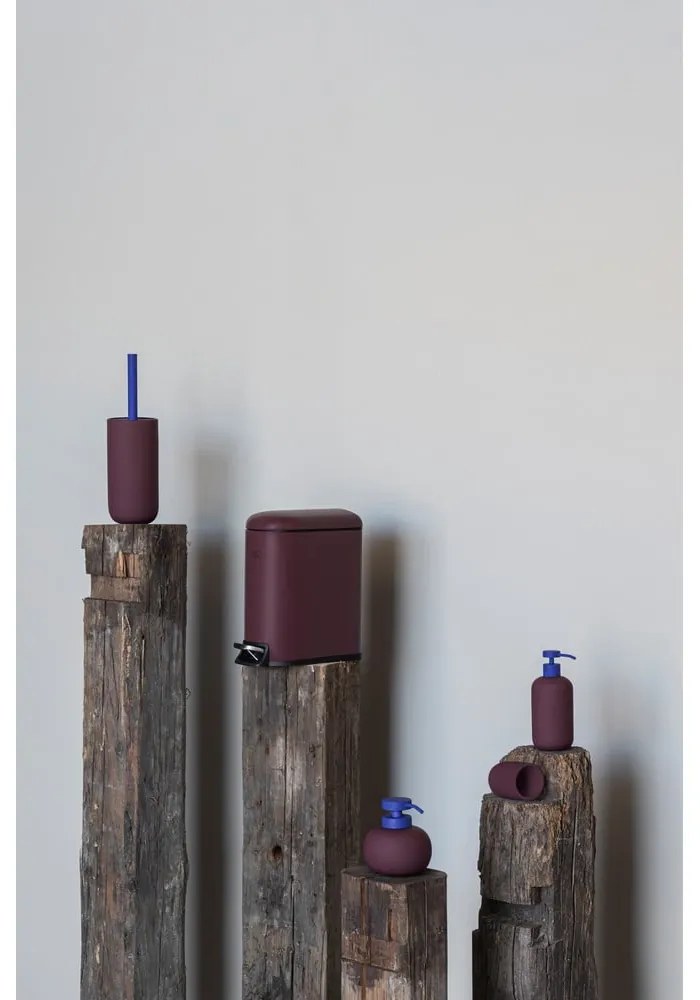 Sötétlila kerámia fogkefetartó pohár Lotus Play – Mette Ditmer Denmark