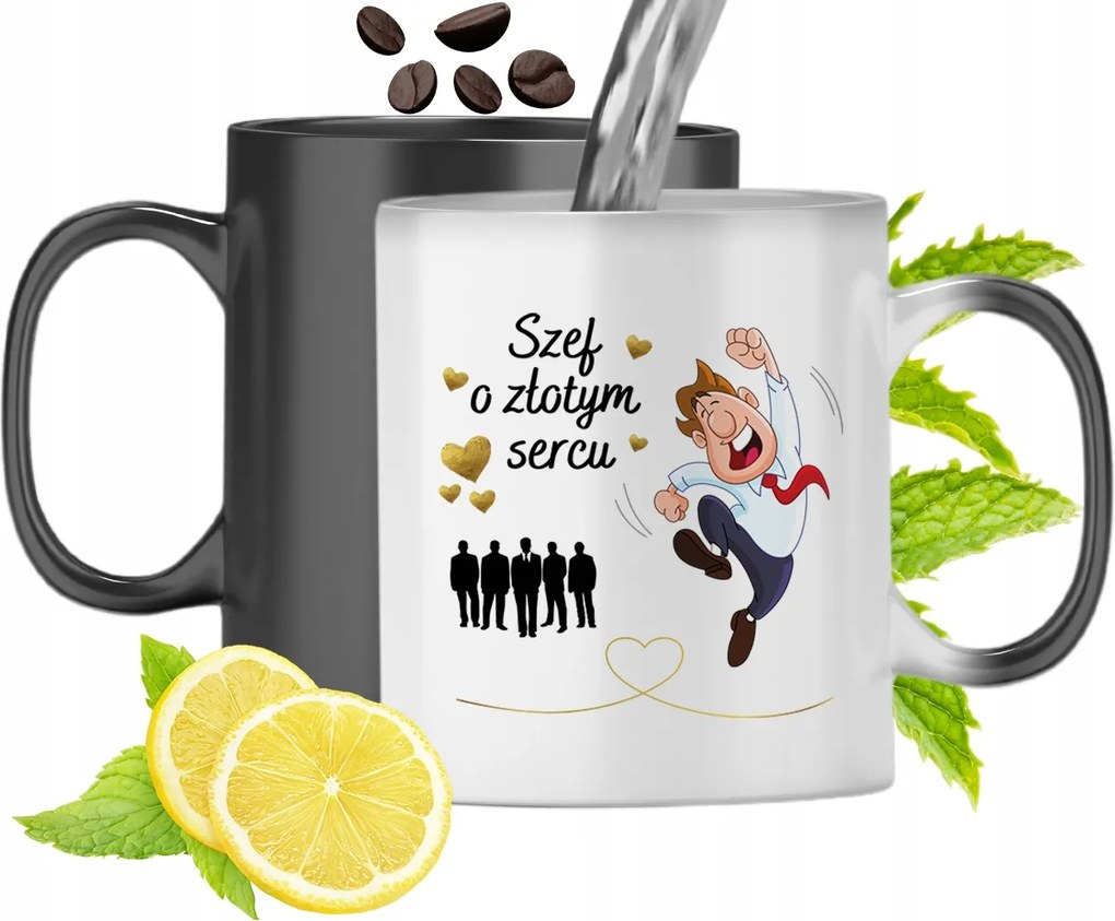 Mágikus Bögre Főnöknek Színváltós, fényképes nyomattal