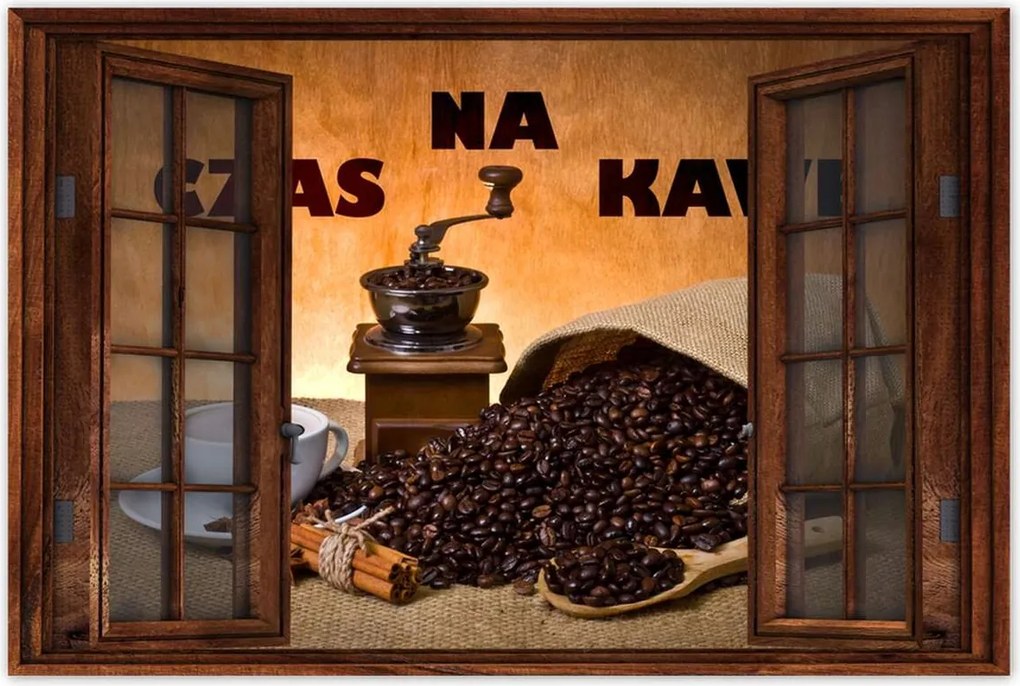 Poszterek 90x60 Kávé Itt a kávé ideje