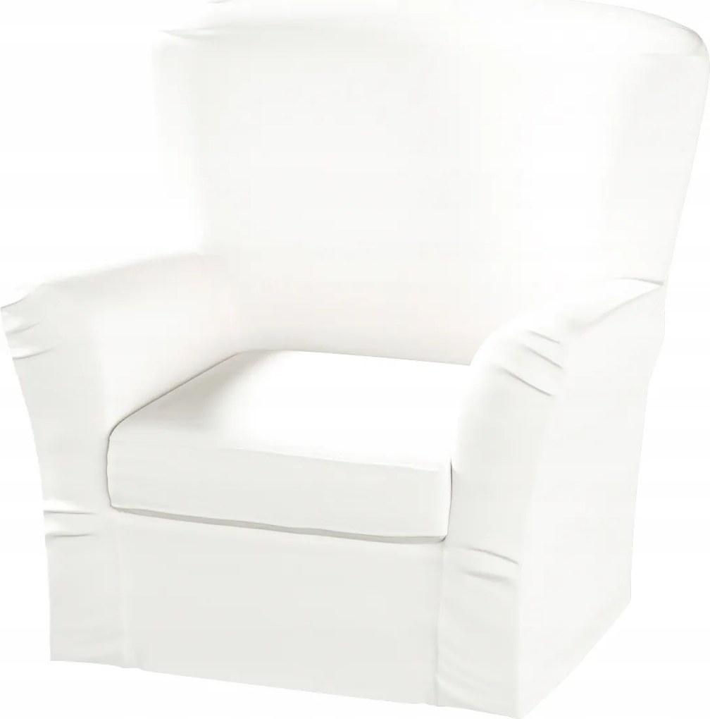 Dekoria Tomelilla magas fotelhuzat Ikea könyvjelzőkkel, fehér